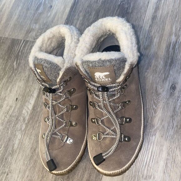 SOREL Women's Out N About Plus Conquest Boots Z27105* Size 3 - Picture 2 of 8